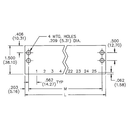 CONNECTIVITY SOLUTIONS Barrier Strip Terminal Block, 30A, 2 Row(S), 1 Deck(S) MS-10-142